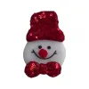 Red sequined snowman decoration, Christmas festive atmosphere hanging decoration, home decor Item Picture